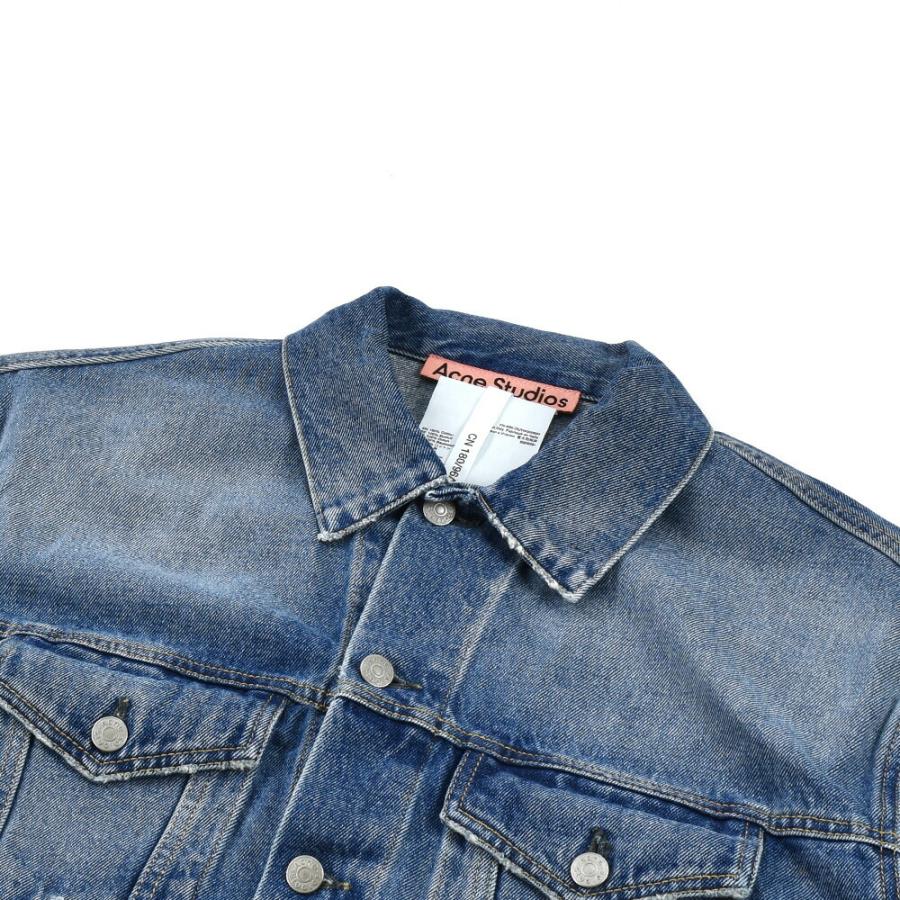 アクネストゥディオズ デニムジャケット メンズ Gジャン オーバーサイズ ヴィンテージ加工 ブルー 青 Acne Studios DENIM  JACKET