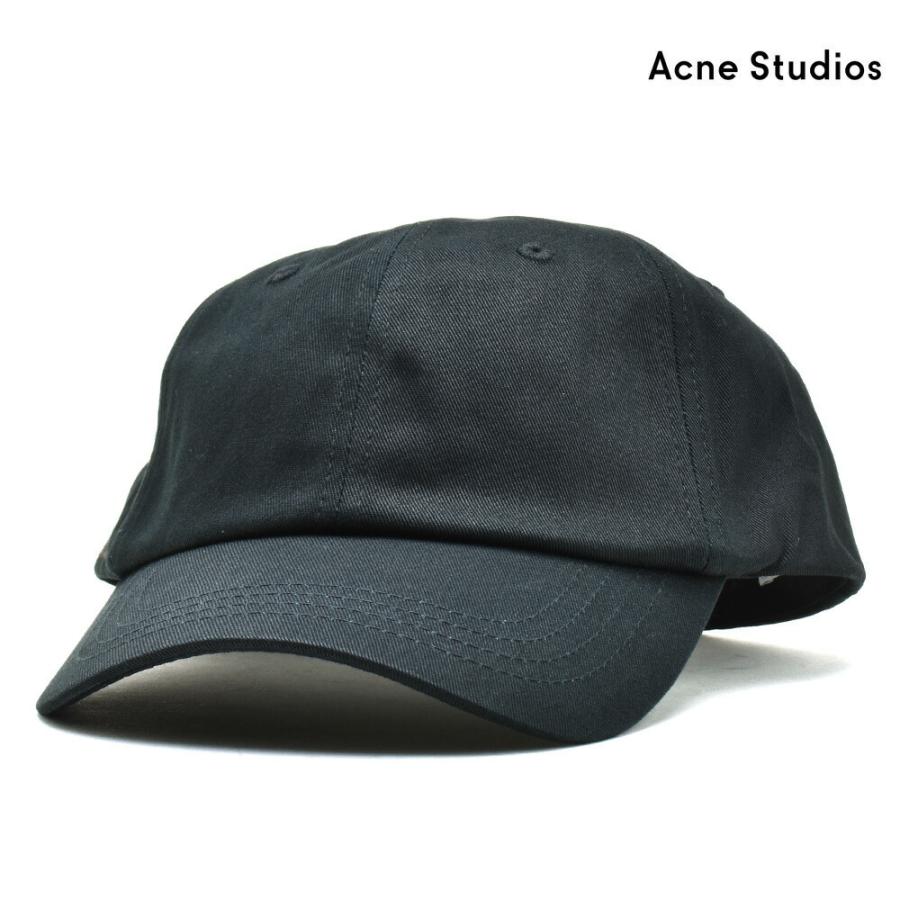 アクネストゥディオズ ベースボールキャップ 帽子 ブラック 黒 CAP レディース メンズ Acne Studios｜cloudshoe