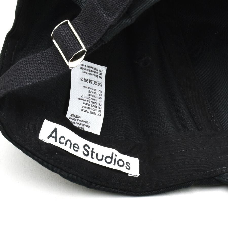 アクネストゥディオズ ベースボールキャップ 帽子 ブラック 黒 CAP レディース メンズ Acne Studios｜cloudshoe｜06