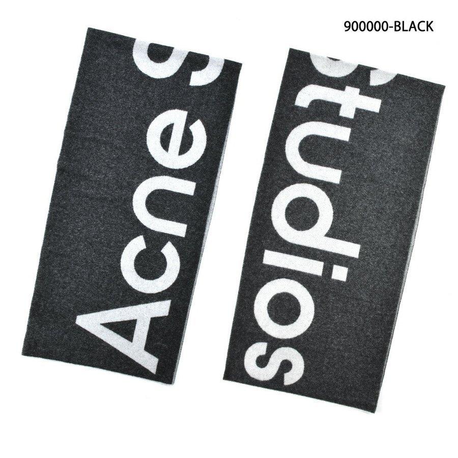 アクネストゥディオズ ストール マフラー スカーフ ブラック グレー ワイン CA0104-900000 JACQUARD LOGO SCARF レディース Acne Studios｜cloudshoe｜03