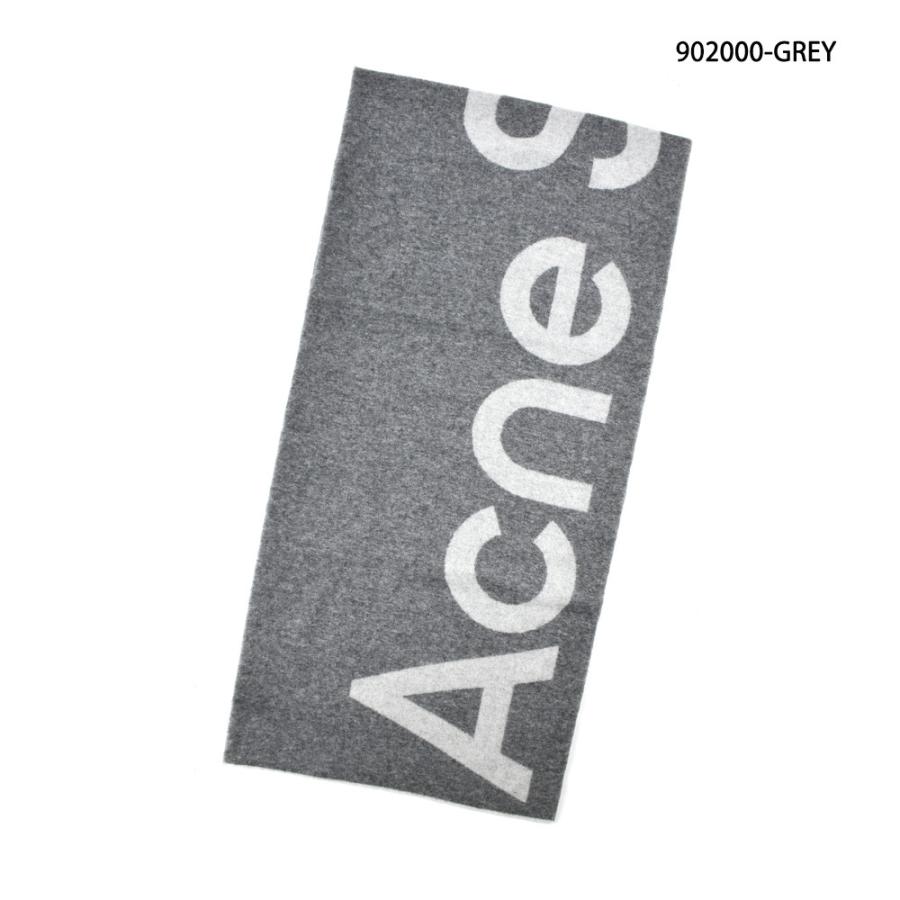 アクネストゥディオズ ストール マフラー スカーフ ブラック グレー ワイン CA0104-900000 JACQUARD LOGO SCARF レディース Acne Studios｜cloudshoe｜06