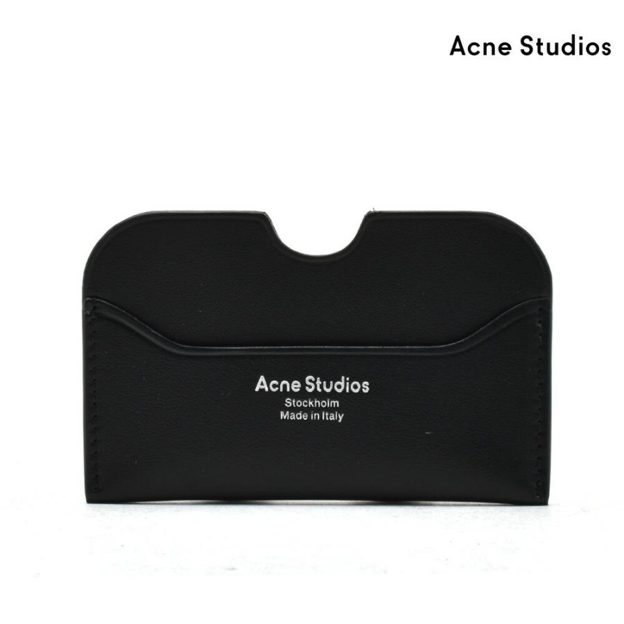 アクネストゥディオズ カード ケース ホルダー パスケース ブラック レディース メンズ Acne Studios｜cloudshoe