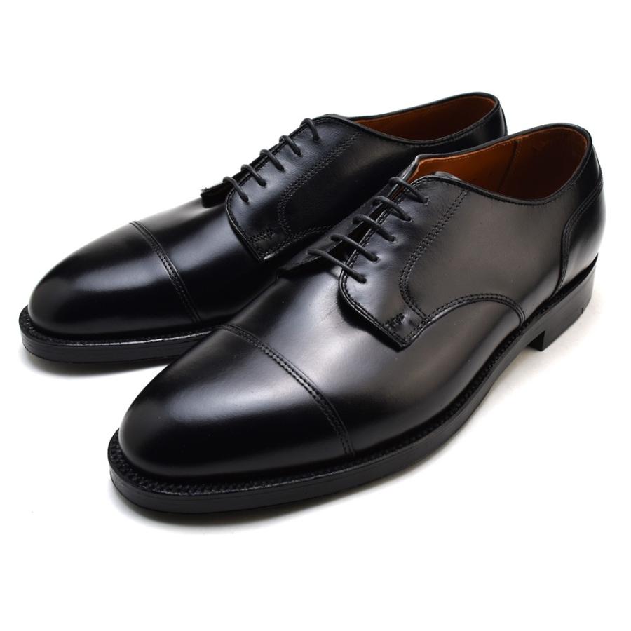 オールデン ドレス ビジネス 革靴 紳士靴 ブルチャー ブラック 971 メンズ ALDEN Straight TIP BLUCHER｜cloudshoe｜02