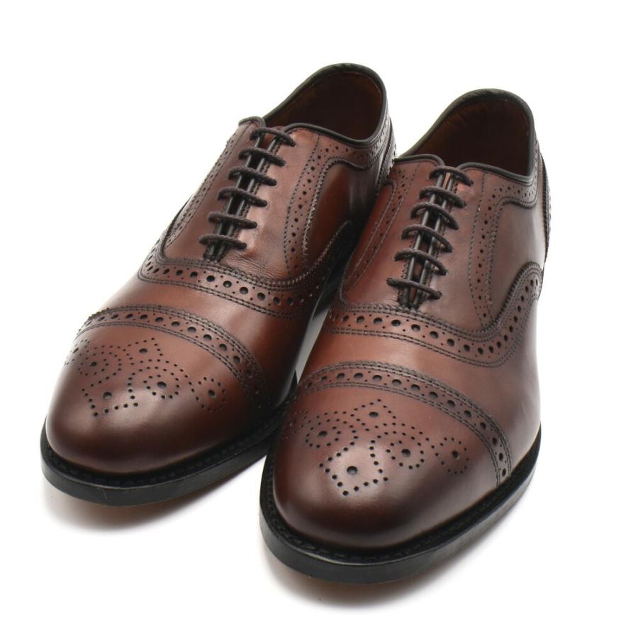 【並行輸入品】アレンエドモンズ ALLEN EDMONDS ビジネスシューズ メンズ ドレスシューズ ストランド ストレートチップ Eワイズ Dark Chili 1623の画像