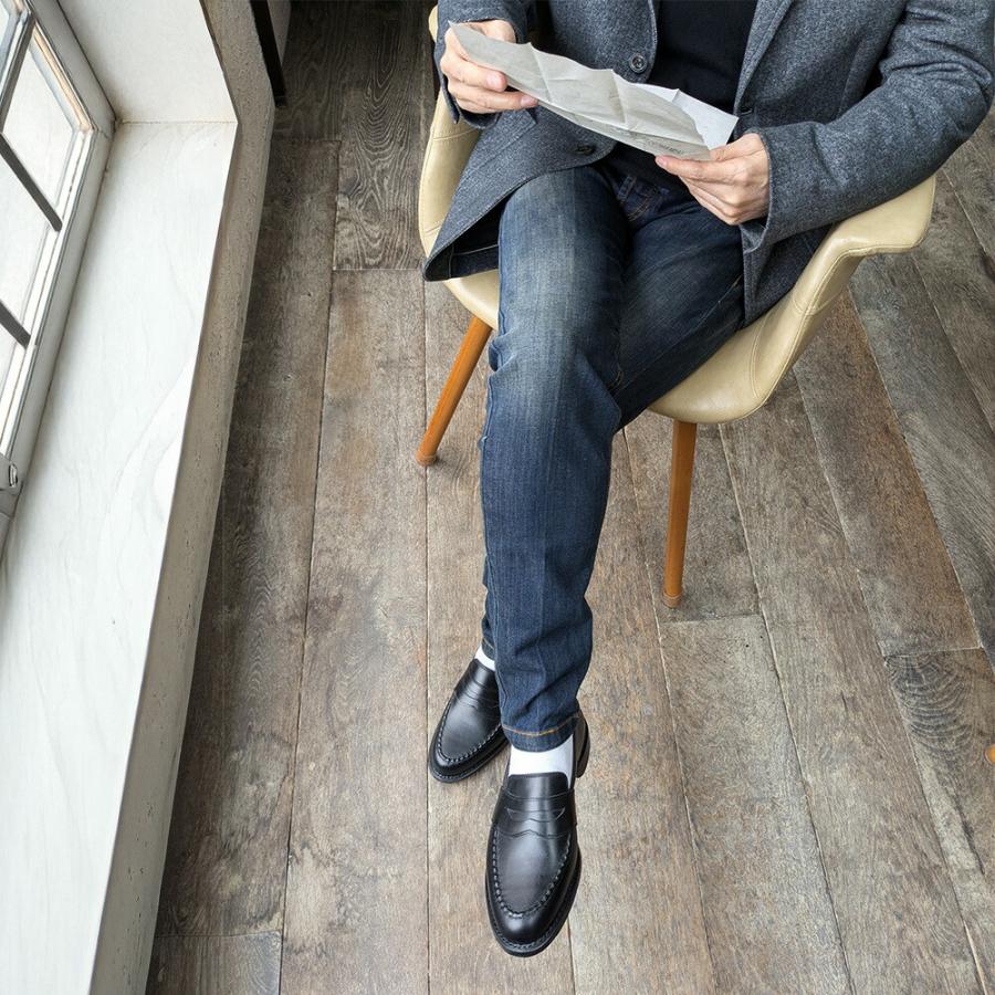 【並行輸入品】アレンエドモンズ ALLEN EDMONDS ローファー メンズ ビジネスシューズ ペニー ランドルフ Eワイズ ブラック4809の画像