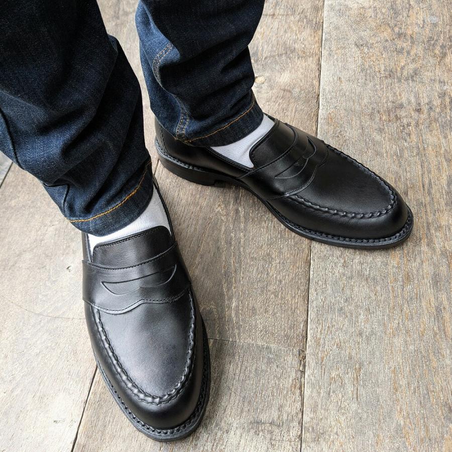【並行輸入品】アレンエドモンズ ALLEN EDMONDS ローファー メンズ ビジネスシューズ ペニー ランドルフ Eワイズ ブラック4809の画像