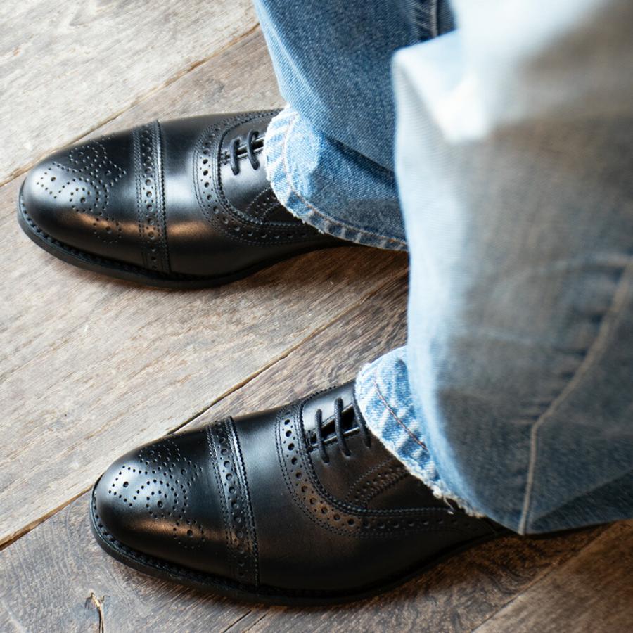 【並行輸入品】アレンエドモンズ ALLEN EDMONDS ストランド メンズ ビジネスシューズ ドレスシューズ ストレートチップ ブラック 黒 Dワイズ STRAND 6115の画像
