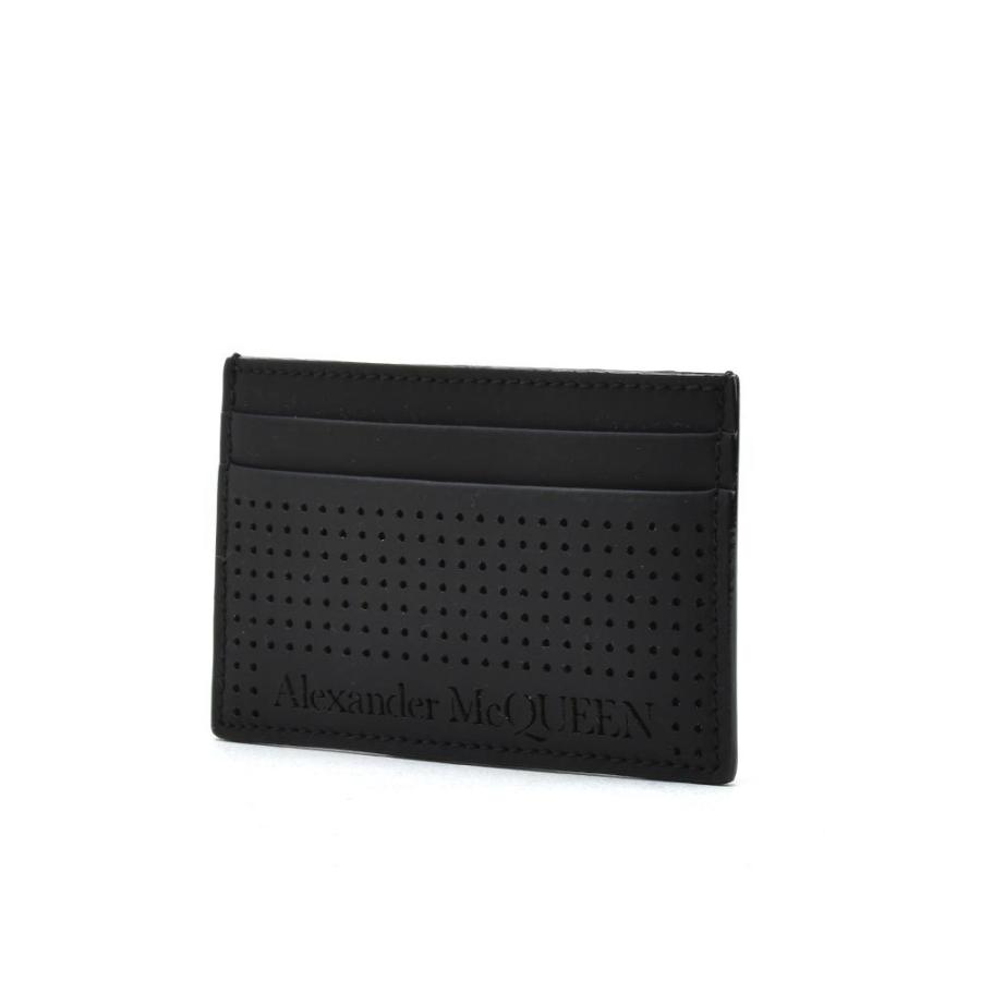 新品未使用　アレキサンダーマックイーン　ジップカードホルダー　ブラック 楽天市場】アレキサンダーマックイーン パスケース/IDホルダー
