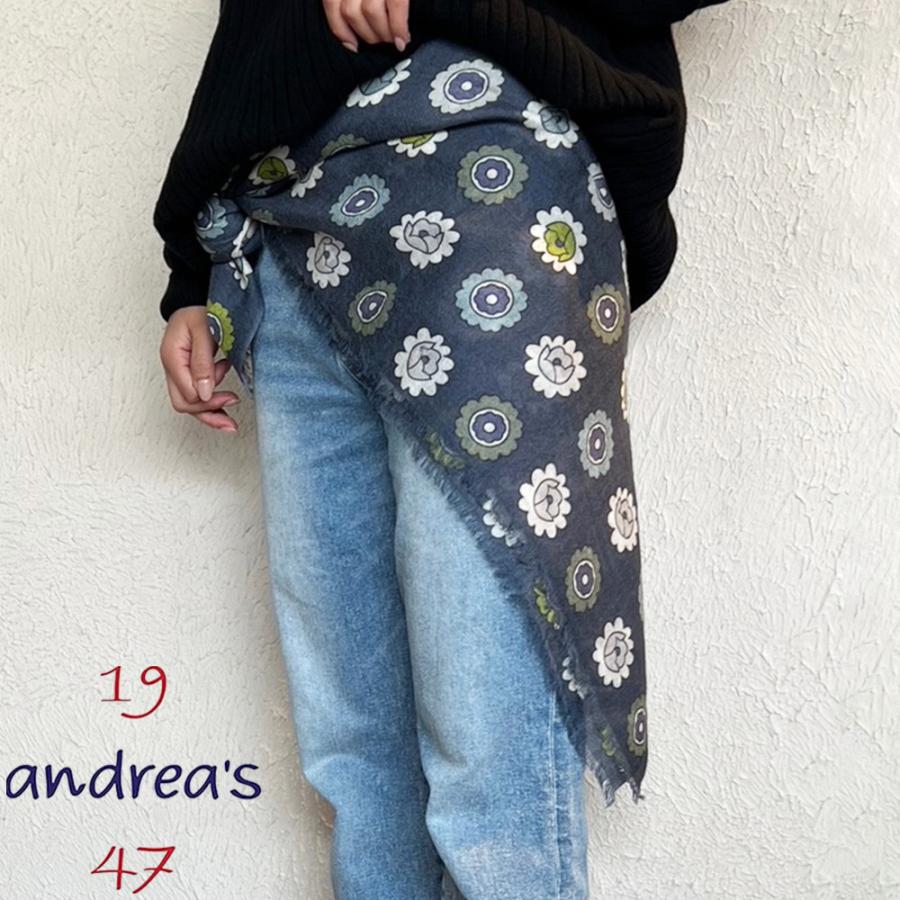 19 andrea's 47 【並行輸入品】アンドレアズ ストール カシミア