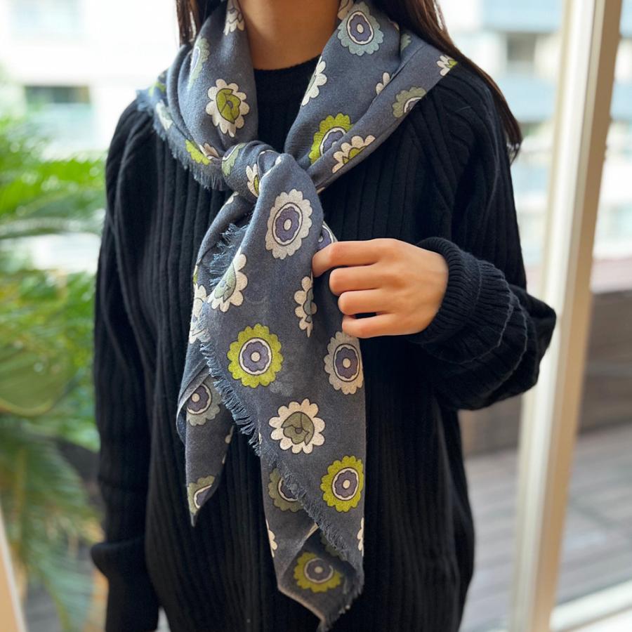 19 andrea's 47 カシミヤストール 花柄 19 andrea's 47 【並行輸入品】アンドレアズ ストール カシミア