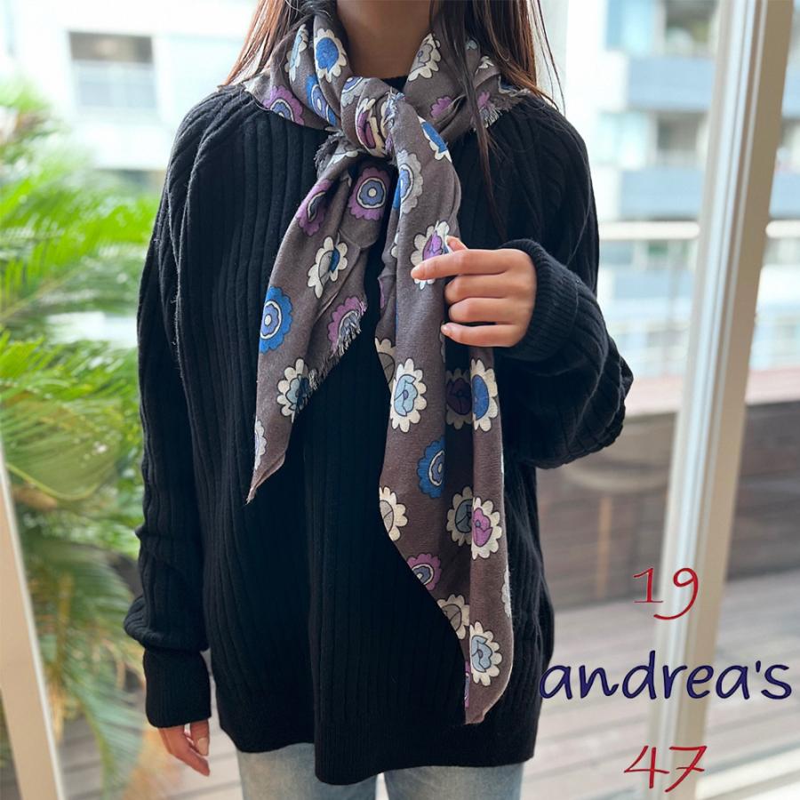 アンドレアズ ストール カシミア プリント 19 47 5109 レディース メンズ andrea's