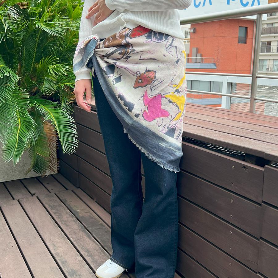 19 andrea's 47 【並行輸入品】アンドレアズ ストール カシミア