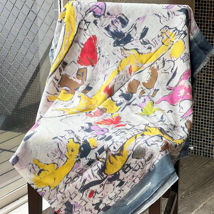 19 andrea's 47 【並行輸入品】アンドレアズ ストール カシミア