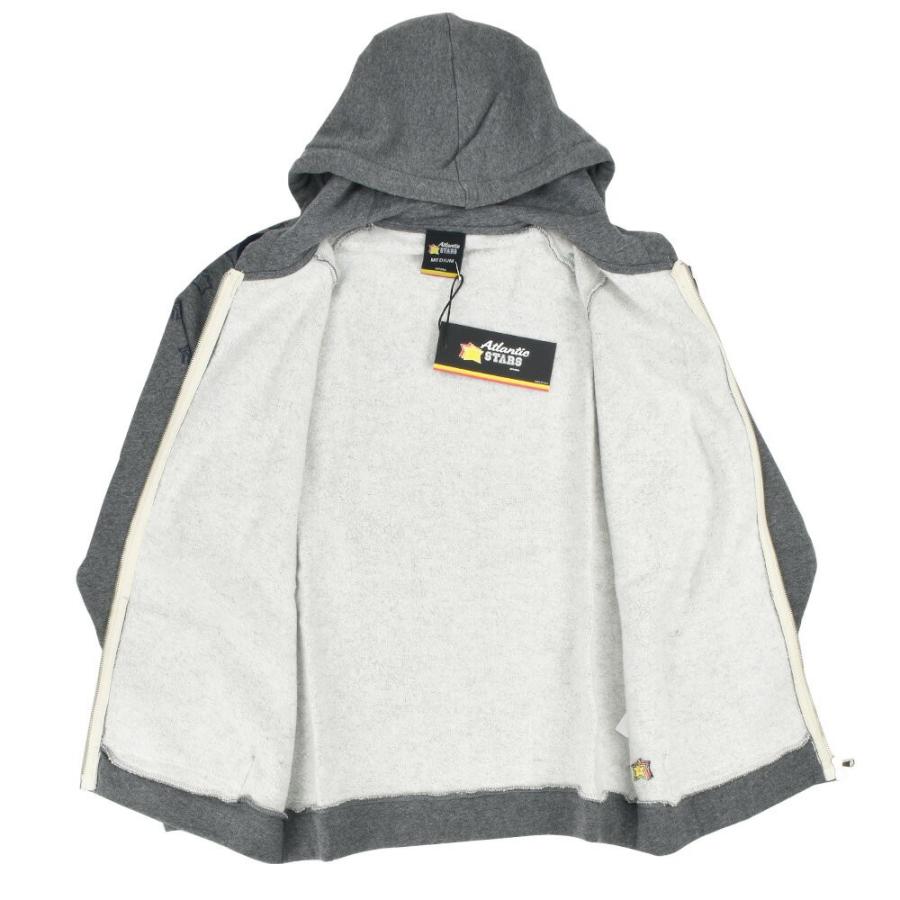 Atlantic STARS アトランティックスターズ AMF1835 GREY ジップアップ 