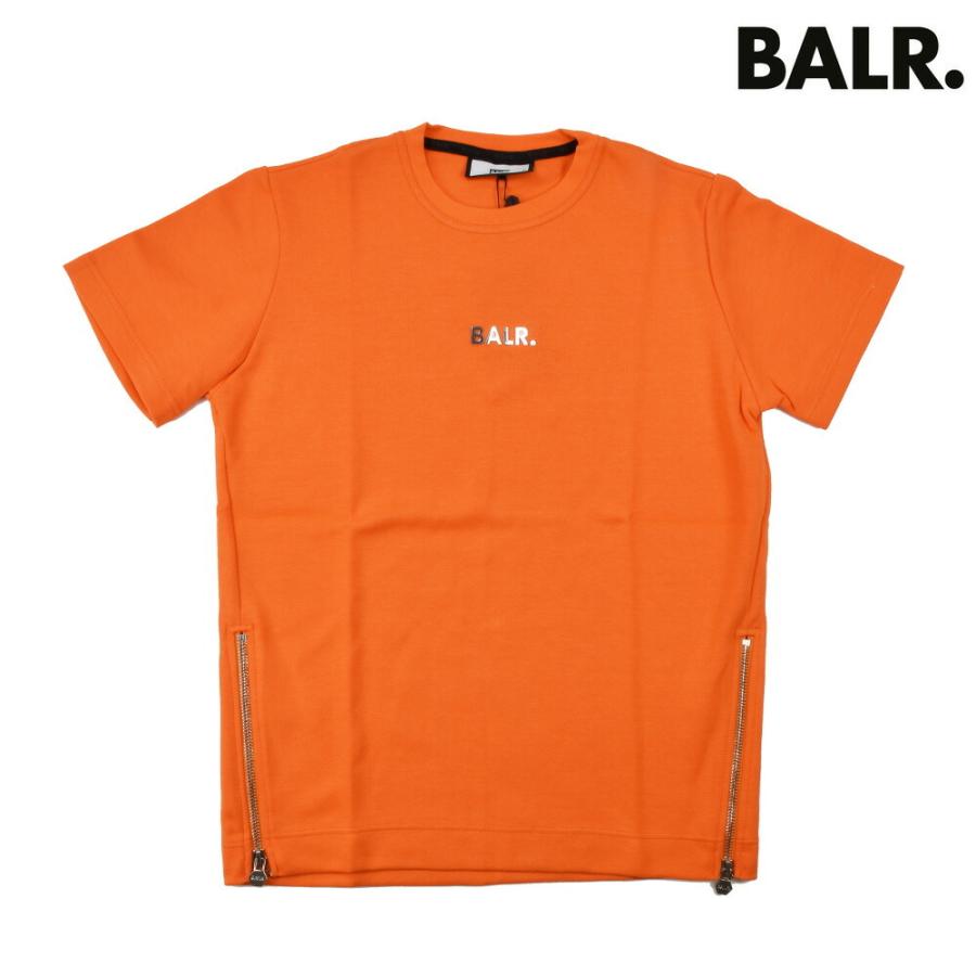 ボーラー Tシャツ カットソー メタルロゴ オレンジ Q-SERIES STRAIGHT メンズ｜cloudshoe