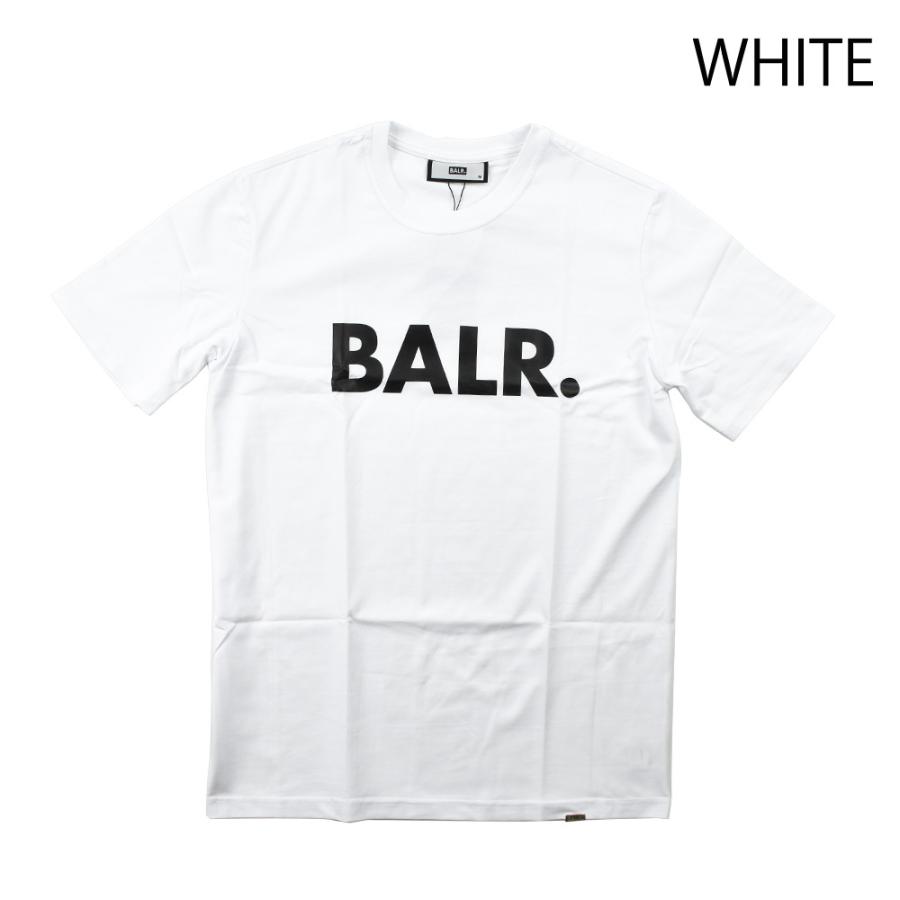 ボーラー Tシャツ カットソー ロゴプリント 半袖 ブラック 黒 ホワイト 白 BRAND STRAIGHT メンズ BALR.｜cloudshoe｜02