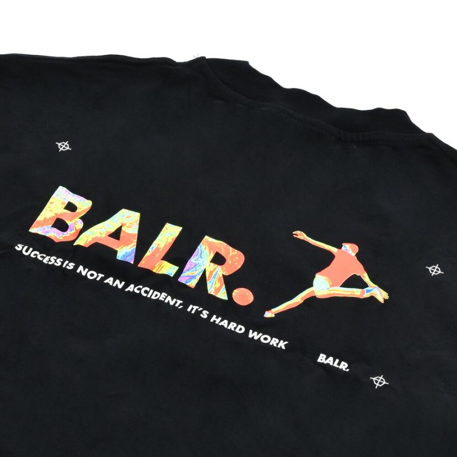 ボーラー Tシャツ メンズ カットソー クルーネックTシャツ 半袖 ロゴT バックプリント ブラック 黒 BALR. JOEY BOX THERMAL T-SHIRT【送料無料】 BALR.（ボーラー） 【並行輸入品】ボーラー Tシャツ メンズ カットソー