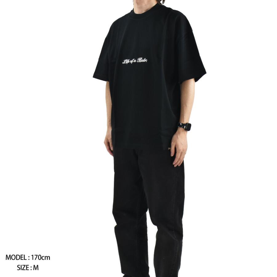 【SALE】【並行輸入品】ボーラー BALR. Tシャツ メンズ カットソー コットン 半袖 クルーネック 刺繍 ジェットブラック 黒 IDENTITY BOX T-SHIRT_1