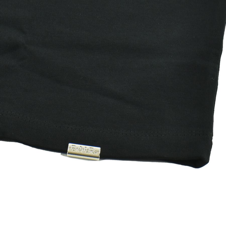 【SALE】【並行輸入品】ボーラー BALR. Tシャツ メンズ カットソー コットン 半袖 クルーネック 刺繍 ジェットブラック 黒 IDENTITY BOX T-SHIRT_5