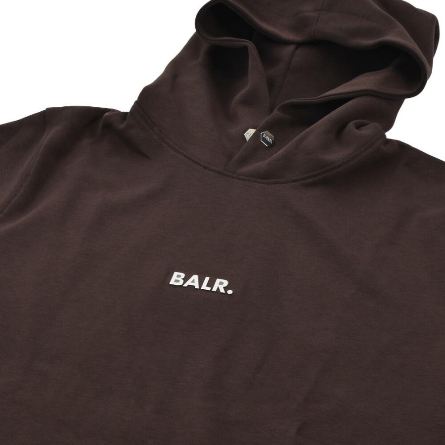 ボーラー パーカー メンズ フーディー プルオーバーパーカー メタルロゴ ブラウン JAVA BALR. Q-SERIES STRAIGHT ClASSIC HOODIE【送料無料】｜cloudshoe｜05