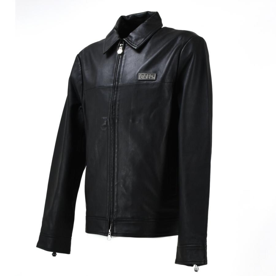 BALR. ボーラー レザージャケット メンズ ライダース シングル BALR. ボーラー レザージャケット メンズ ライダース シングル