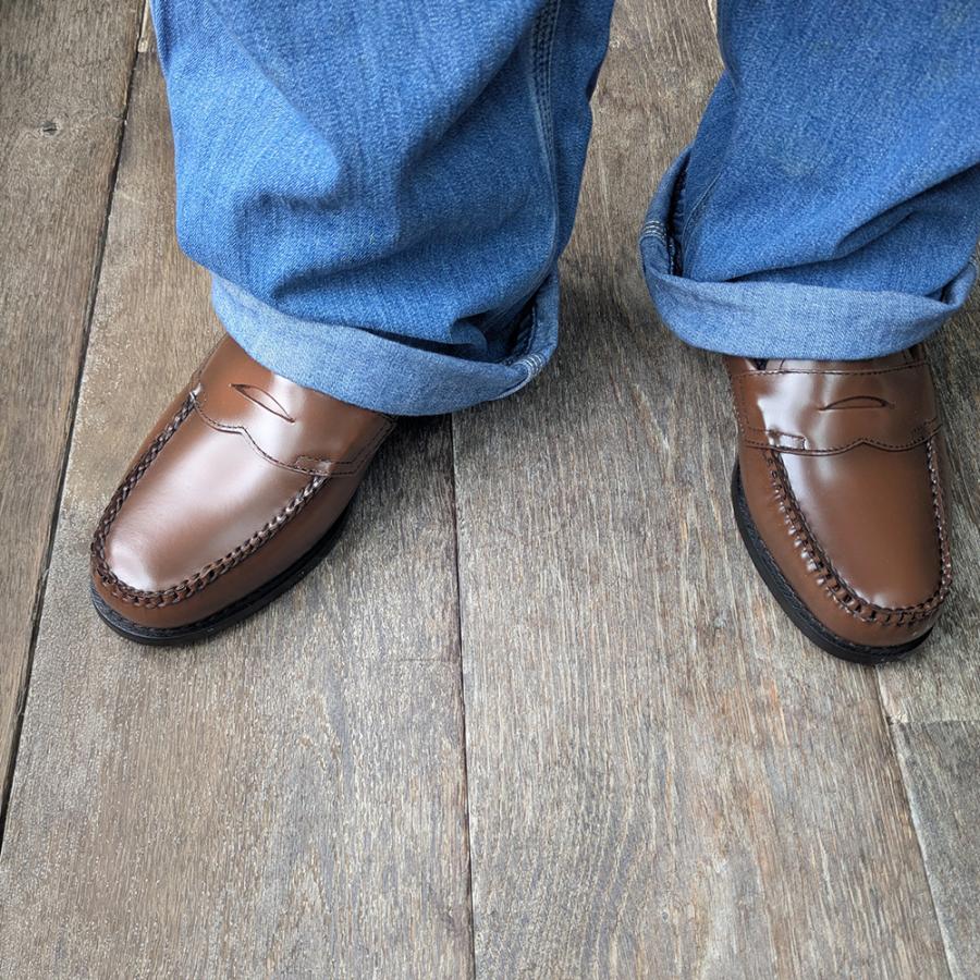 並行輸入品】G.H.バス ローガン ローファー メンズ 革靴 ブラック