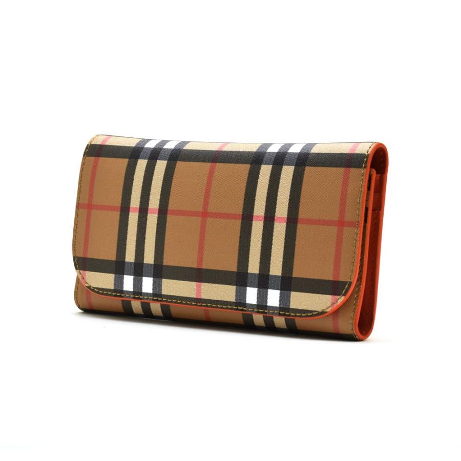 【大人気】Burberry 三つ折り財布 ノバチェック シャドーホース レザー BURBERRY 三つ折り長財布 バーバリー ノバチェック シャドーホース 三