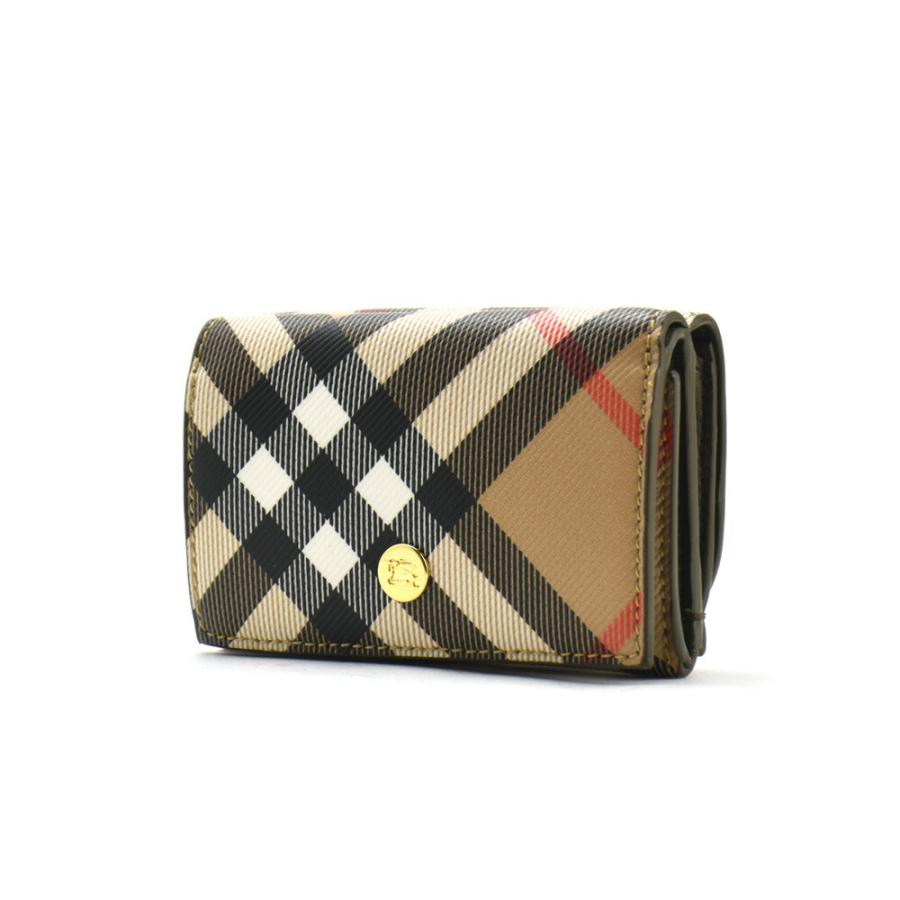【並行輸入品】バーバリー BURBERRY 財布 レディース 三つ折り財布 折り財布 ウォレット 小銭入れ付き サンドブラウンの画像