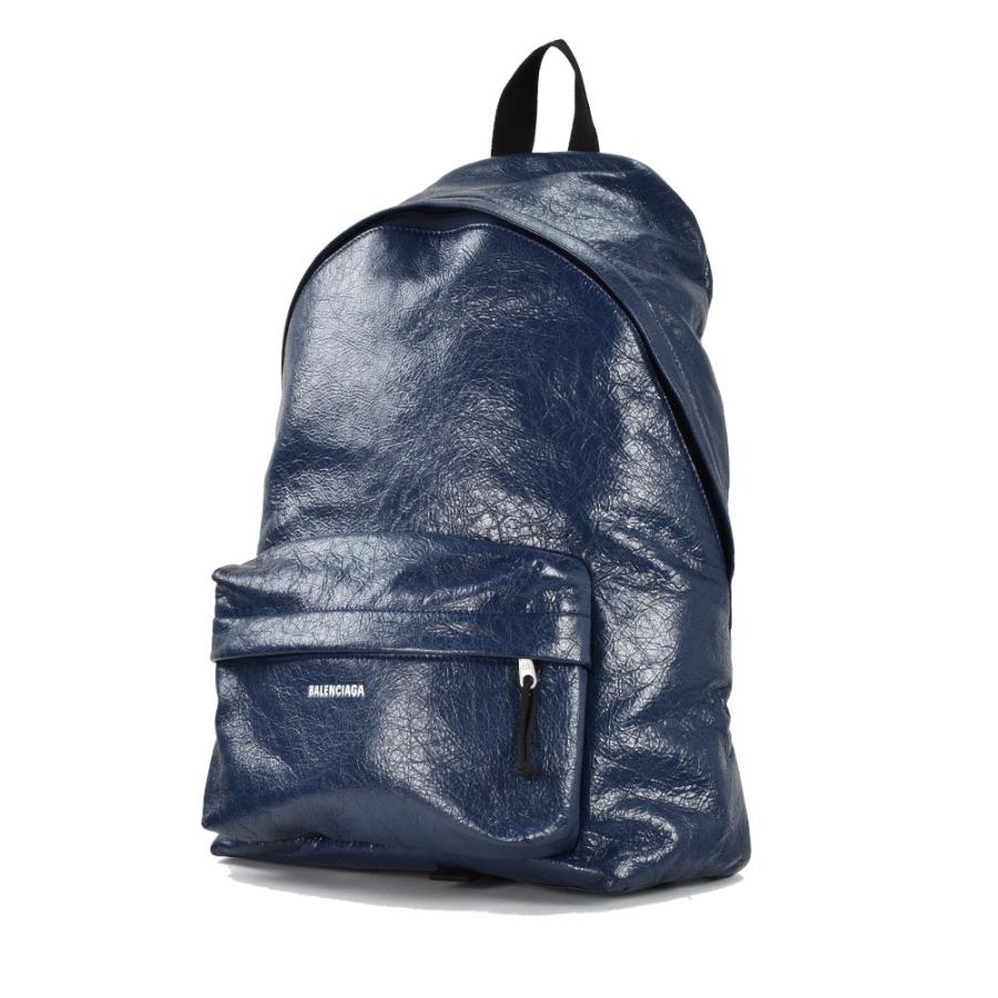 BALENCIAGA バレンシアガ バックパック リュック ラムスキン ネイビー 