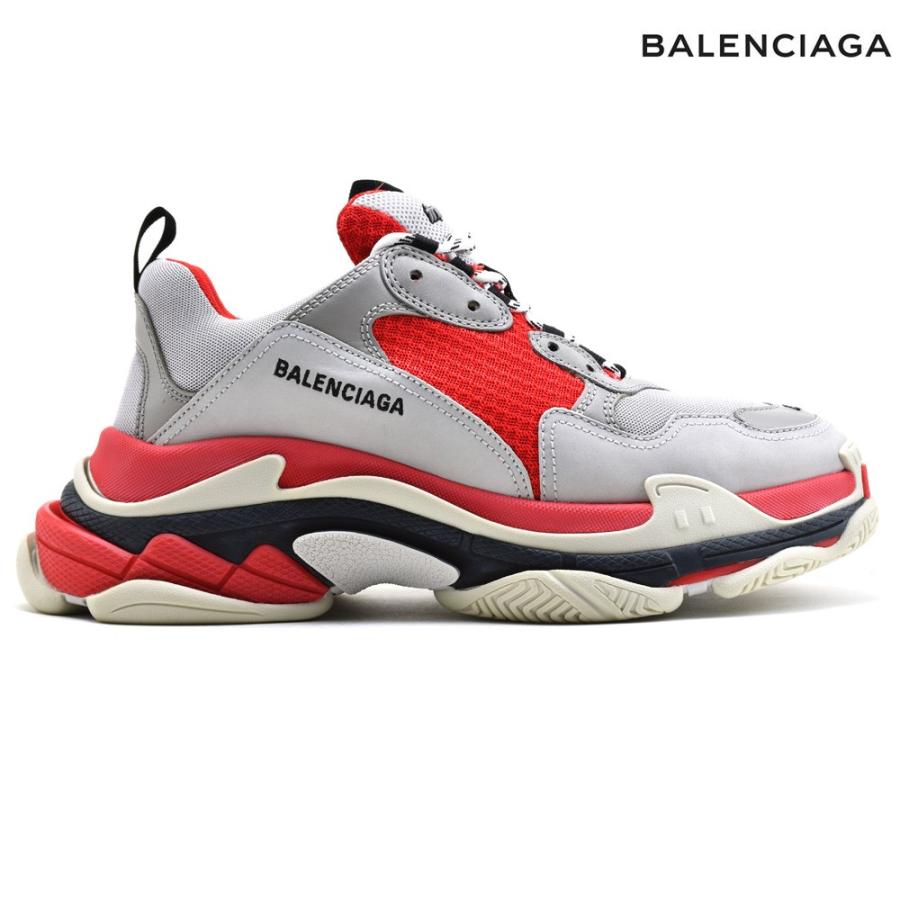 バレンシアガ トリプルS メンズ スニーカー ローカット ダッドシューズ ダッドスニーカー レッド 赤 BALENCIAGA 536737  W09OH/6495 TRIPLE S :bl-536737-6495:クラウドシューカンパニーYahoo!店 - 通販 - Yahoo!ショッピング