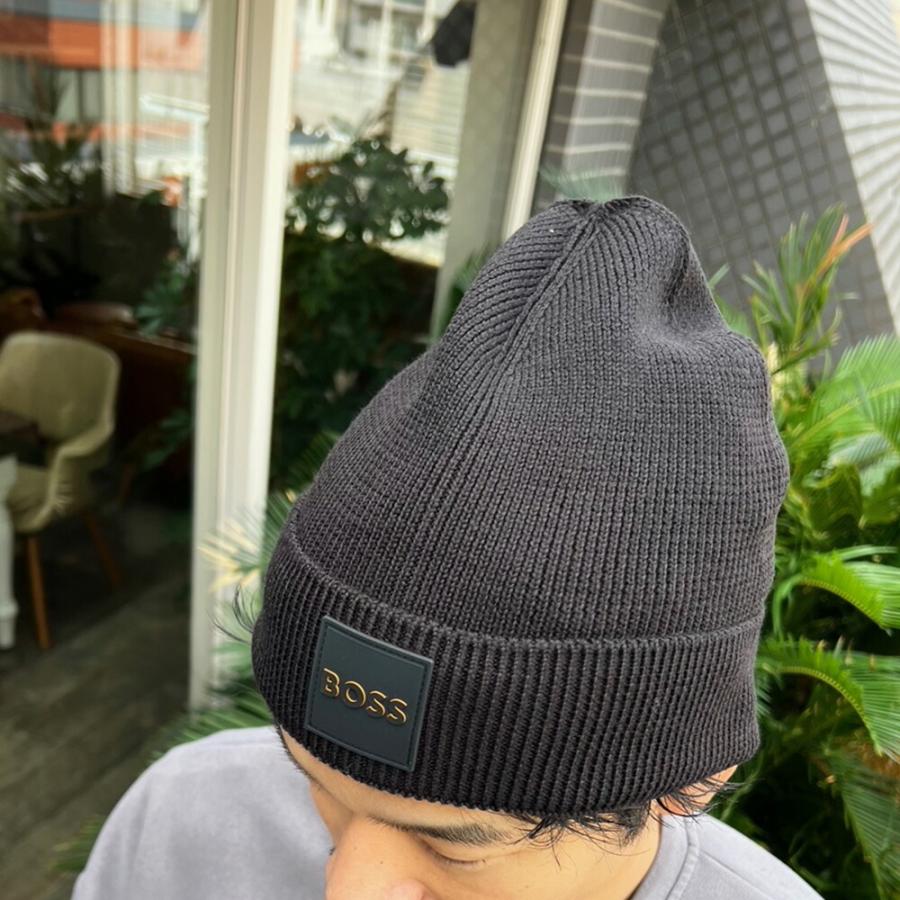 並行輸入品】ボス BOSS ニット帽 メンズ ビーニー ニットキャップ