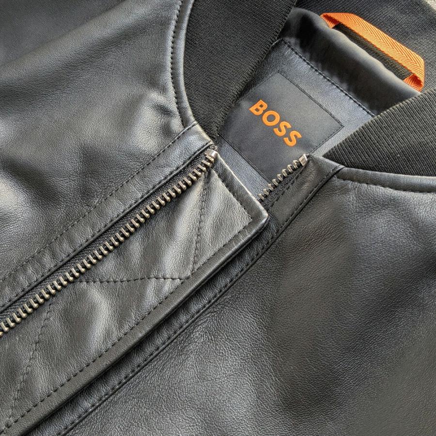 並行輸入品】ボス BOSS レザージャケット メンズ ブルゾン レギュラー