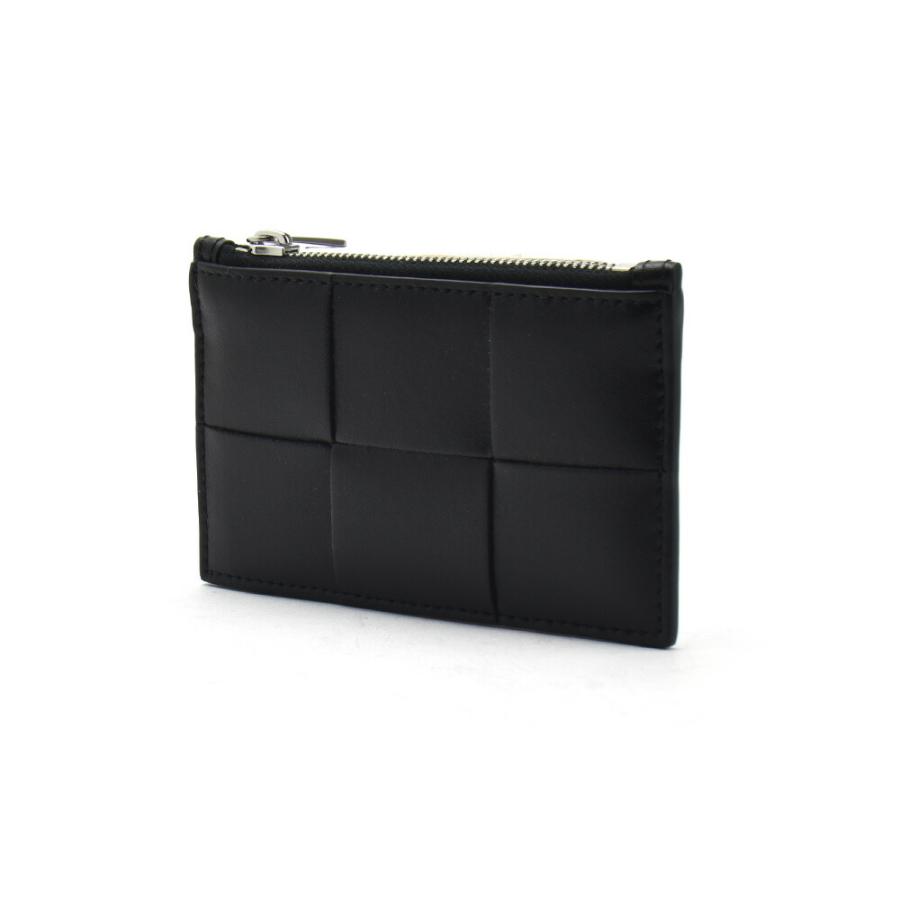 【SALE】【並行輸入品】ボッテガヴェネタ BOTTEGA VENETA カードホルダー メンズ  イントレチャート カードケース コインケース 小銭入れ レザー ブラック 黒の画像