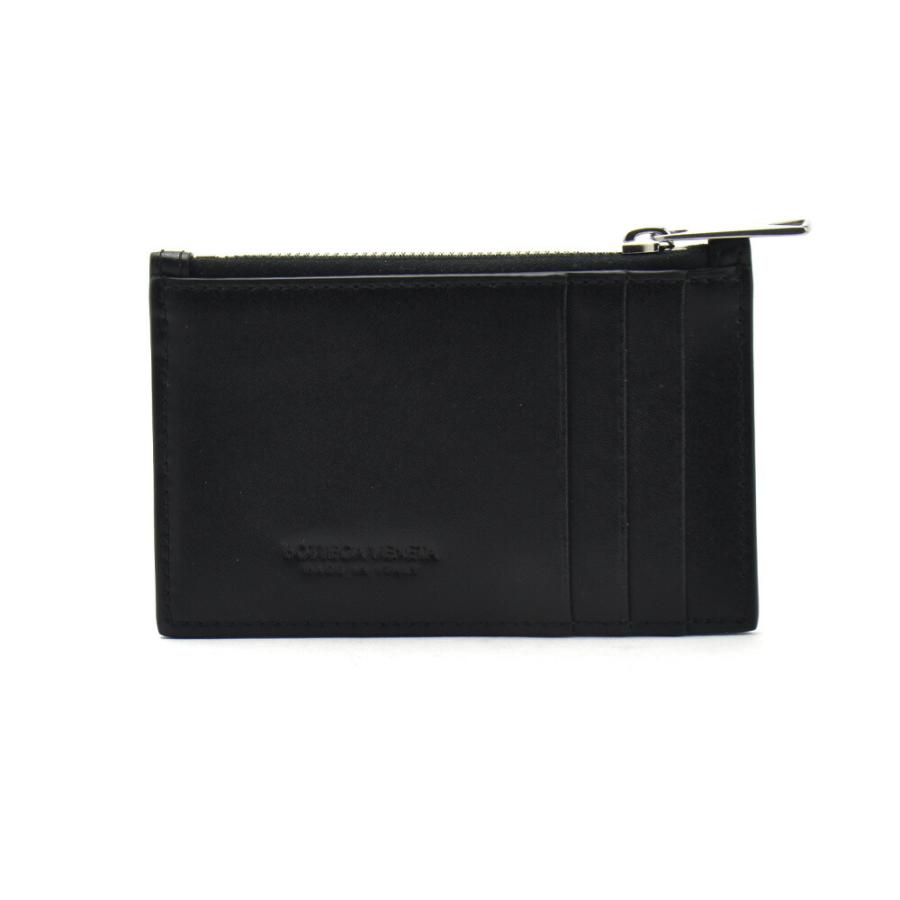 【SALE】【並行輸入品】ボッテガヴェネタ BOTTEGA VENETA カードホルダー メンズ  イントレチャート カードケース コインケース 小銭入れ レザー ブラック 黒の画像