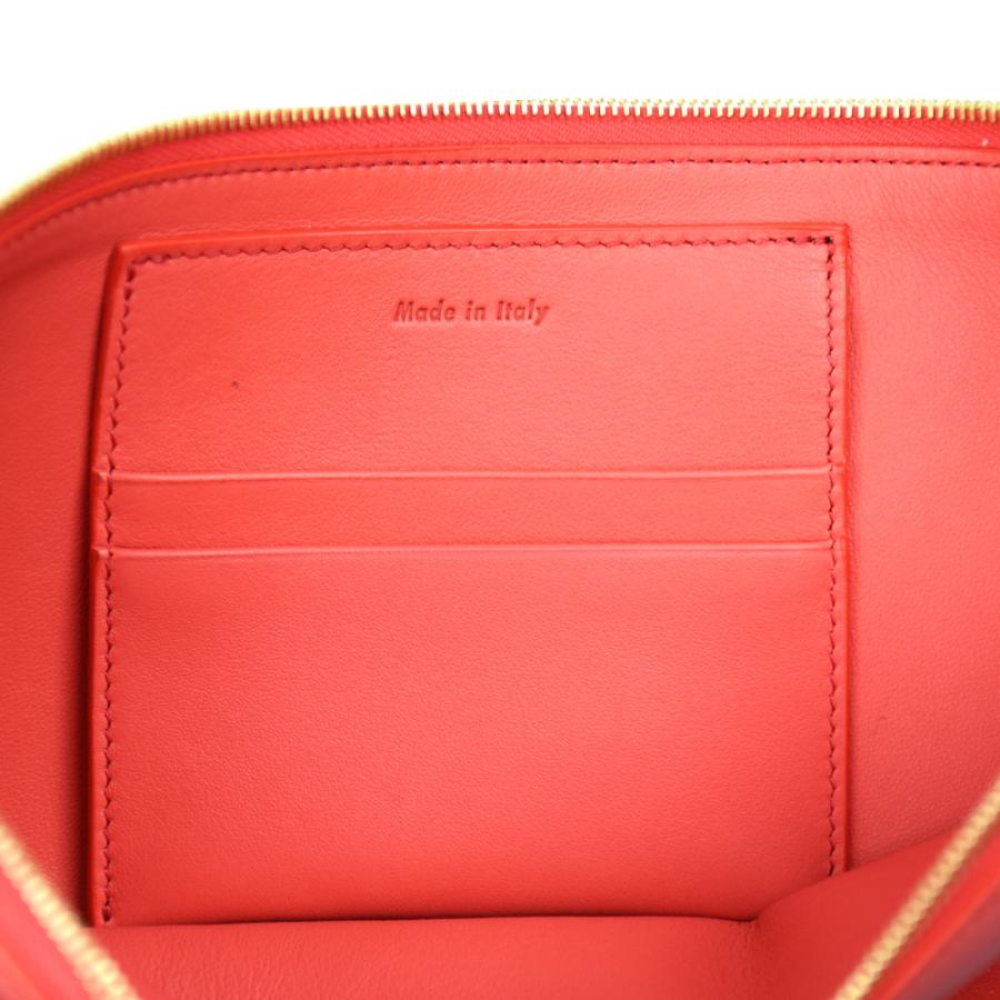CELINE セリーヌ クラッチバッグ ソロ ポーチ バイカラー レッド CELINE セリーヌ クラッチバッグ ソロ ポーチ バイカラー レッド