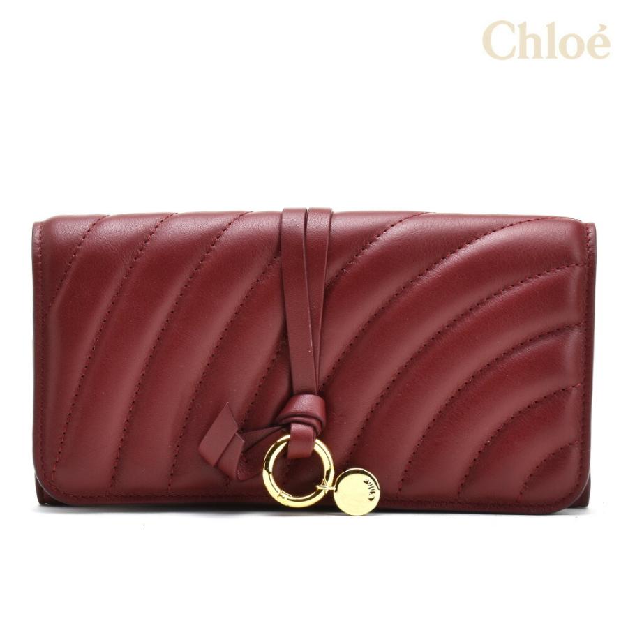 Chloe 美品☆財布 ブラウン アルファベット A 高級 人気