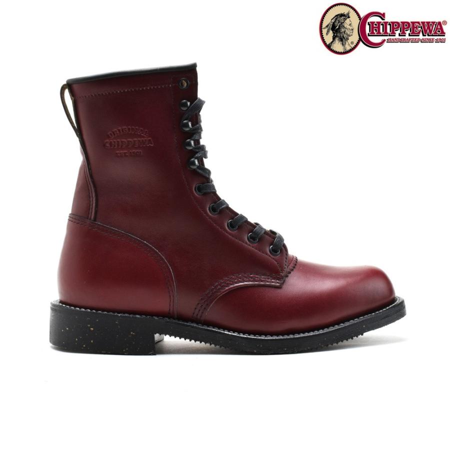 チペワ サービス ワークブーツ レッド 6インチ フルグレイン 