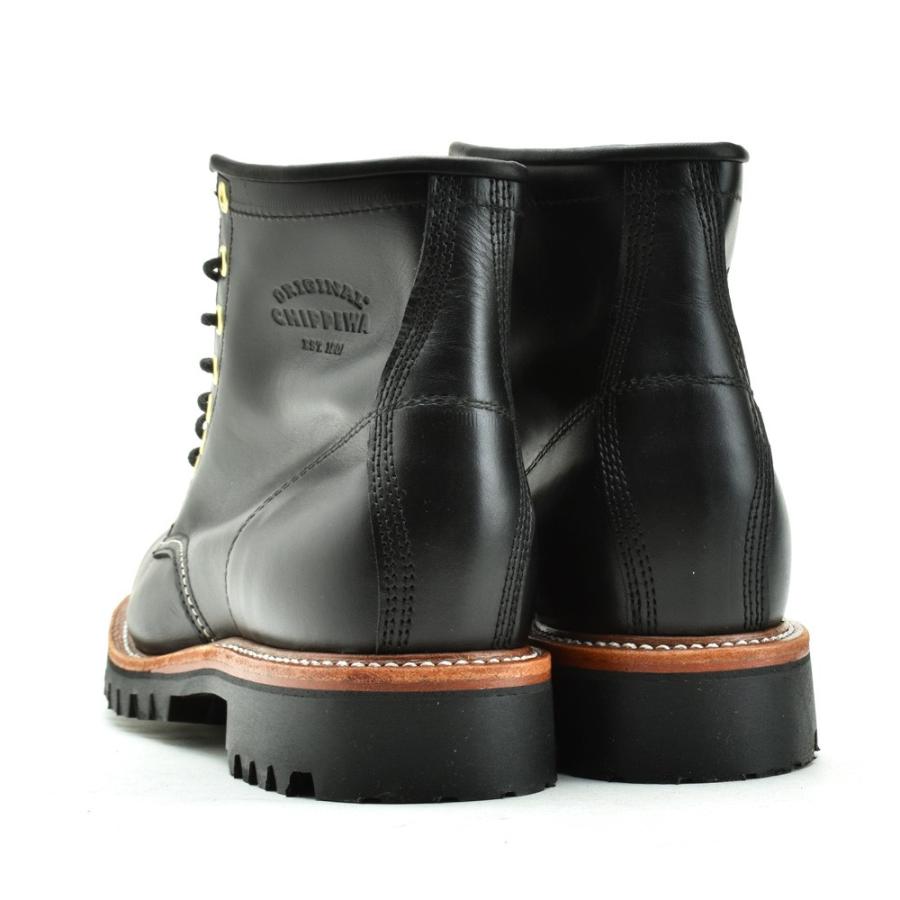 CHIPPEWA チペワ レースアップ ワークブーツ ブラック 6インチ CHIPPEWA チペワ レースアップ ワークブーツ ブラック 6インチ