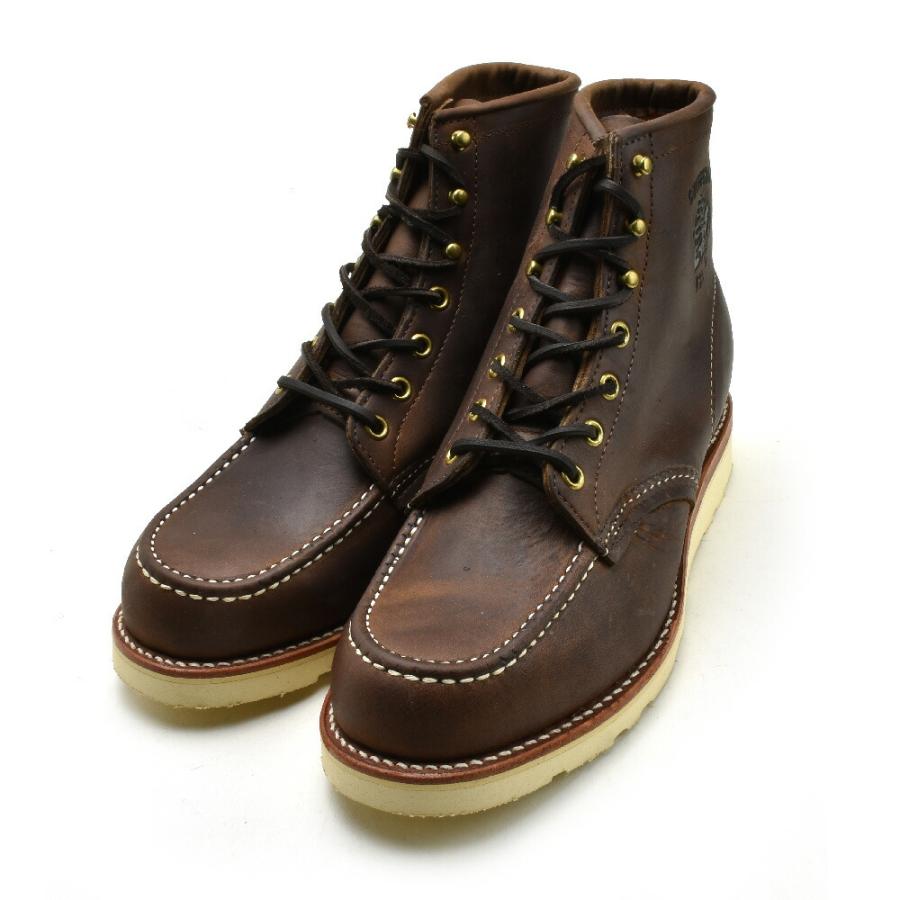 Chippewa チペワ　ブラウン ブーツ CHIPPEWA チペワ ワークブーツ ビブラムソール ブラウン BAY