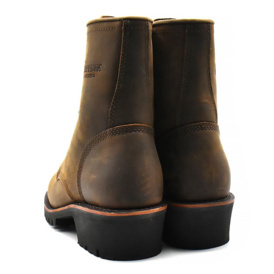 並行輸入品】チペワ CHIPPEWA ロガーブーツ メンズ ワークブーツ 8
