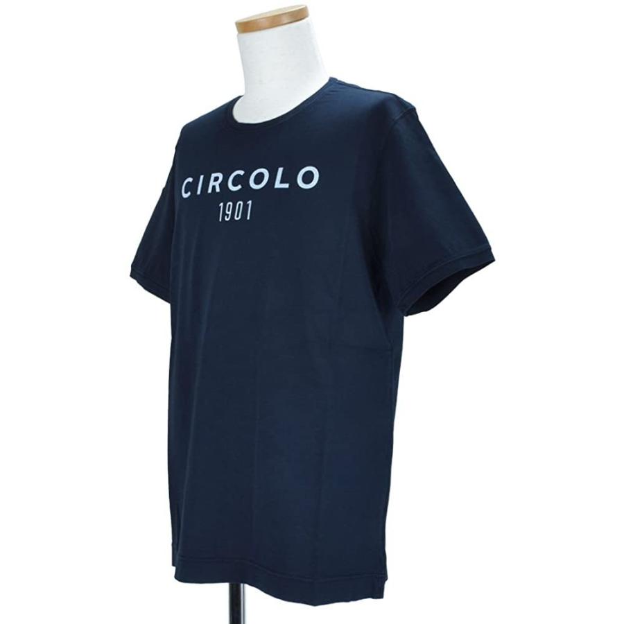 CIRCOLO 1901チルコロ　ネイビーポロシャツＸＬ CIRCOLO 1901 チルコロ ポロシャツ トップス 半袖 ネイビー NAVY