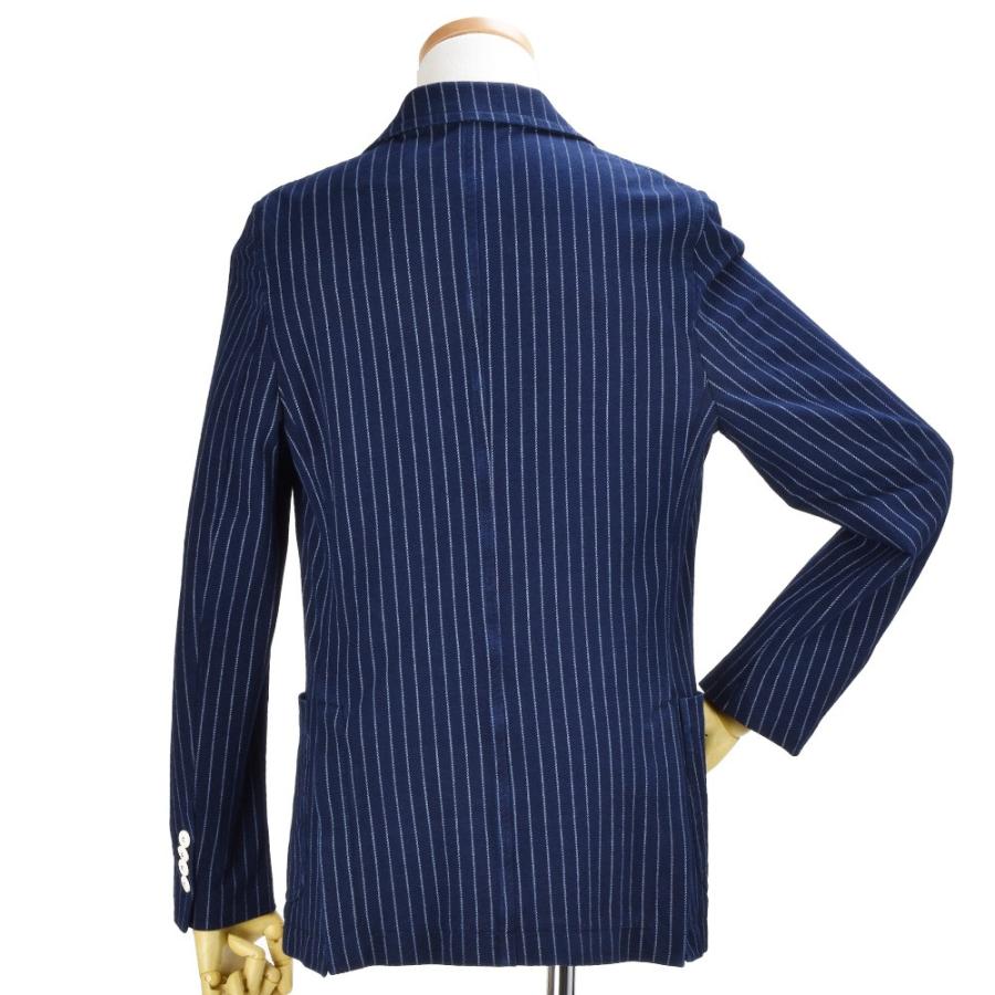 CIRCOLO1901 チルコロ ネイビー ストライプ 2Bテーラードジャケット