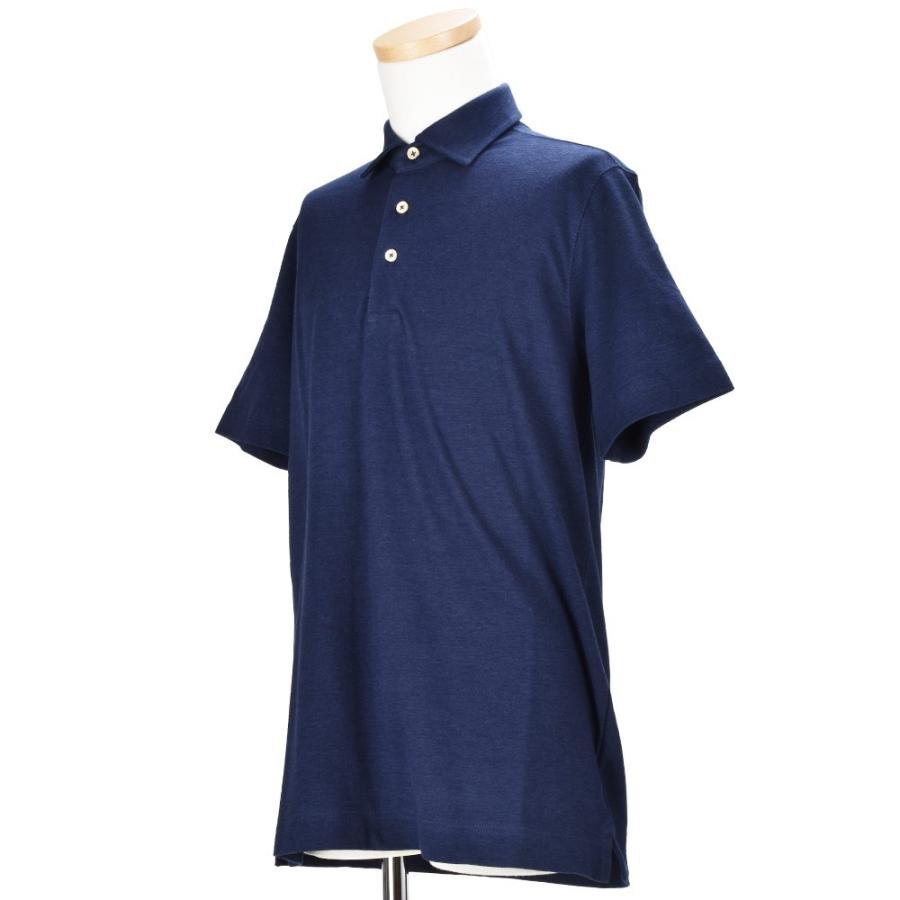 CIRCOLO1901 コットンニットポロ XL イタリア製 ネイビー CIRCOLO1901