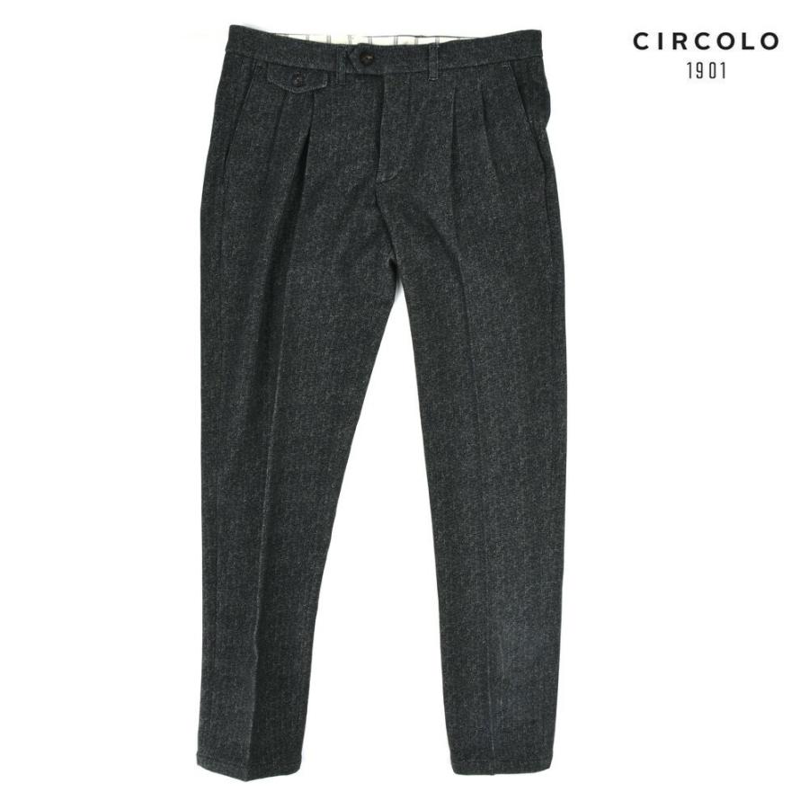 CIRCOLO 1901 【並行輸入品】チルコロ 2プリーツ パンツ