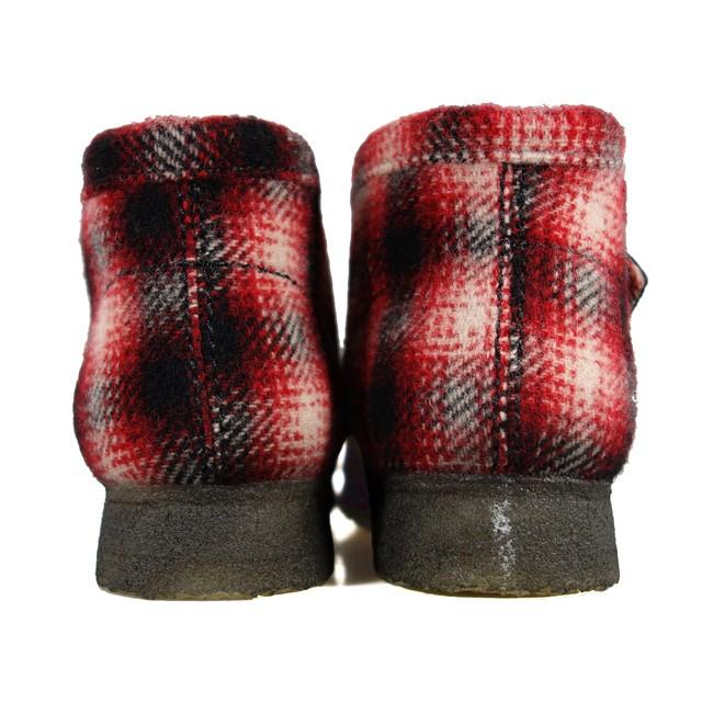 Clarks Originals 【並行輸入品】クラークス ワラビー ブーツ レッド
