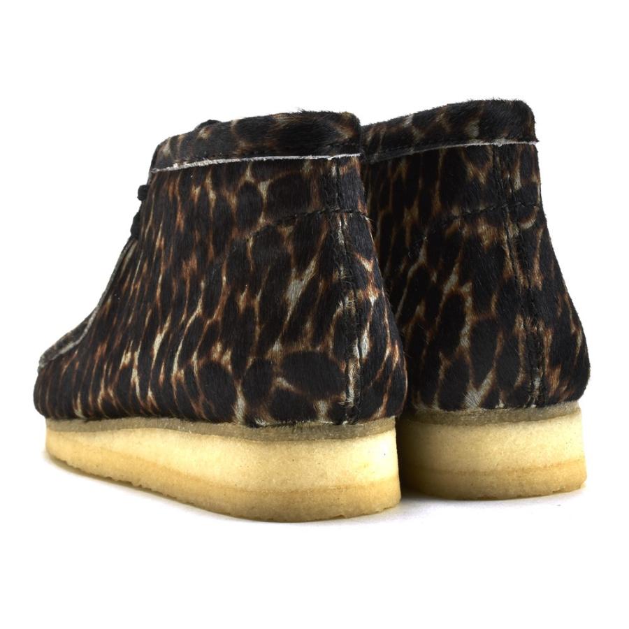 Clarks Originals クラークス ワラビー ブーツ ハラコ ヒョウ柄 Clarks Originals クラークス ワラビー ブーツ ハラコ ヒョウ柄