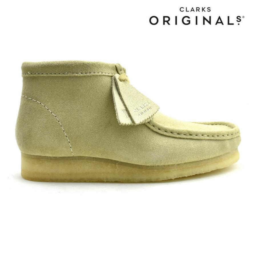 【SALE】クラークス オリジナルス ワラビーブーツ メイプル スエード クレープソール ORIGINALS WALLABEE BOOT