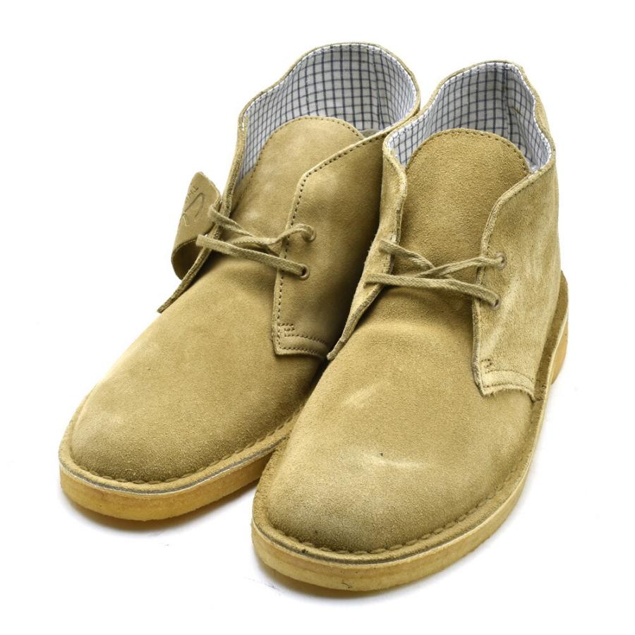 クラークス デザートブーツ スエード レザー シューズ オークウッド ベージュ系 DESERT BOOT メンズ CLARKS|cloudshoe|02
