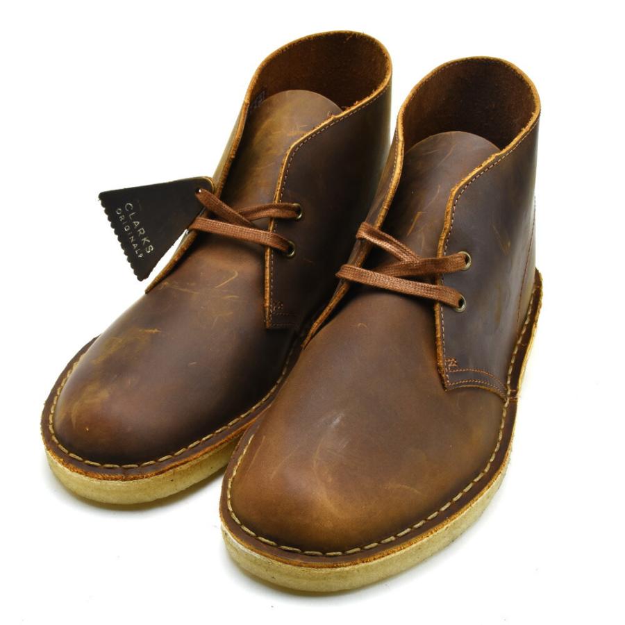 クラークス デザートブーツ レザー シューズ ビーズワックス ブラウン DESERT BOOT メンズ CLARKS｜cloudshoe｜02