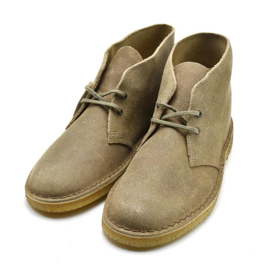 クラークス デザートブーツ スエード レザー シューズ トープ ベージュ系 DESERT BOOT メンズ CLARKS｜cloudshoe｜02